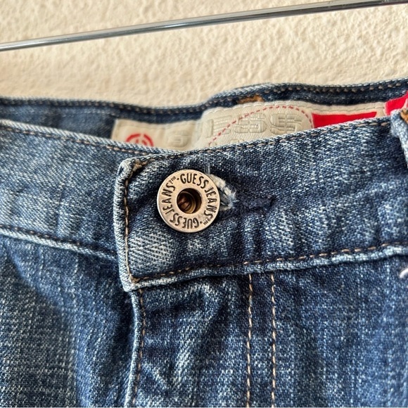 GUESS Women’s Denim Skirt 28 Blue Western Rodeo Country Casual Western Y2K 90s - Picture 5 of 10